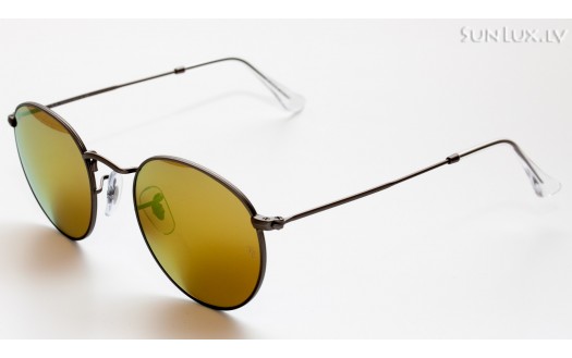 Ray-Ban Round Flash Lenses (RB3447 029/93 50mm) saules brilles